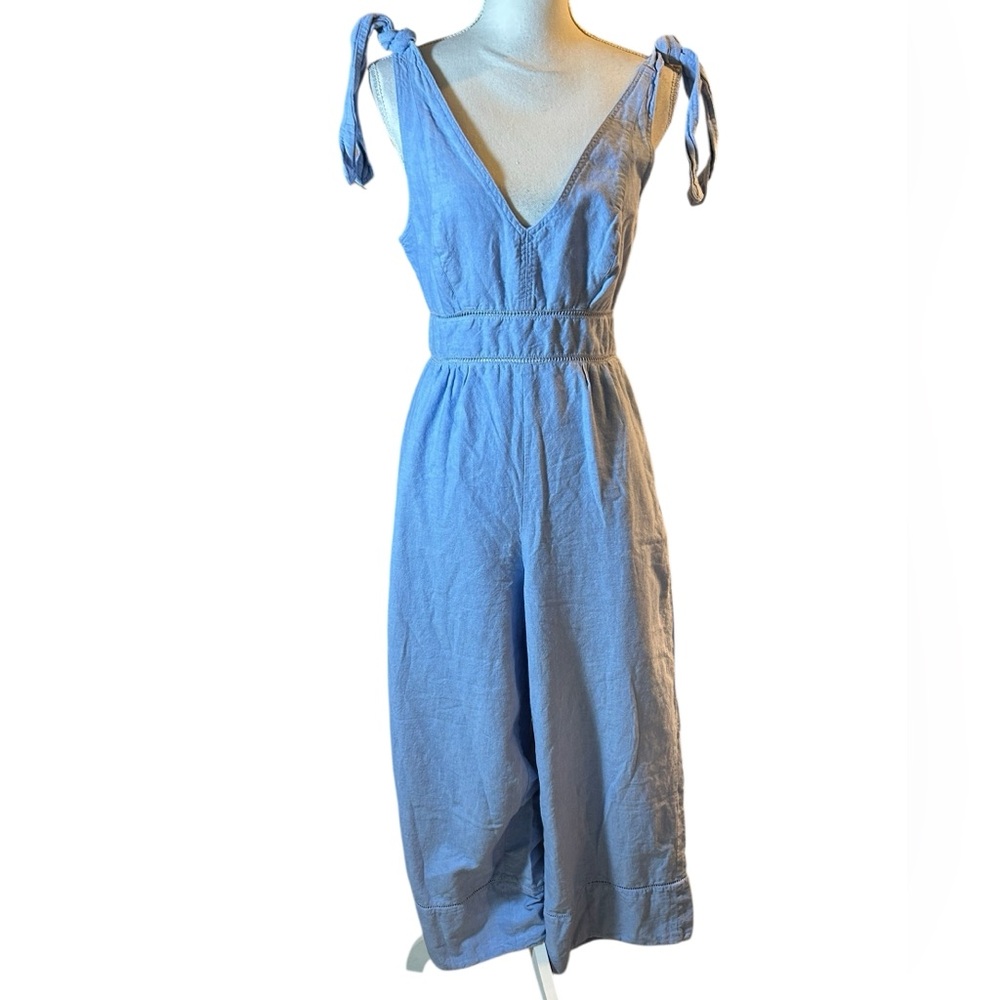 Accessorize London Light Blue V-Neck Jumpsuit